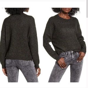 Nordstrom BP black shiny sweater